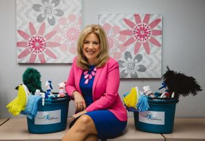 Debbie Sardone of Flower Mound, founder and president of nonprofit Cleaning For A Reason.