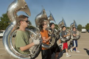 Members of the Guyer High School Band. (Photo by Helen’s Photography)