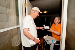 Meals on Wheels of Denton County volunteers dish out nutritious meals and friendship to area elderly and disabled citizens five days a week.
