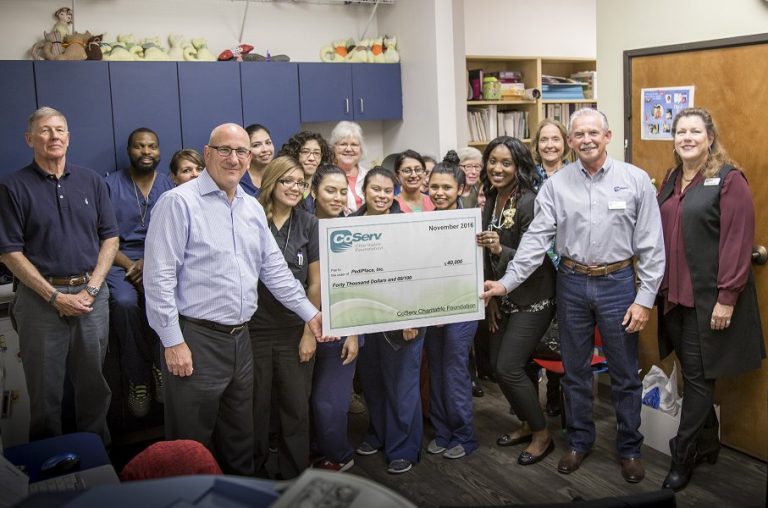 CoServ presents $40,000 grant to PediPlace