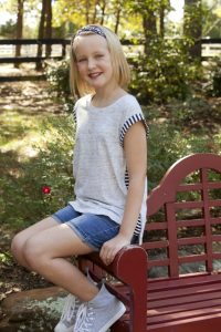 Harlie Rafter of Lantana, 10, was diagnosed with Type 1 diabetes in May 2016. (Photo by Helen’s Photography)