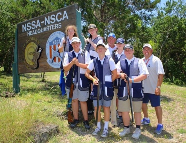 Liberty clay target team shooting for success