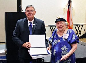 Congressman Michael Burgess and Roberta DuTeil. (Photo courtesy of CoServ)