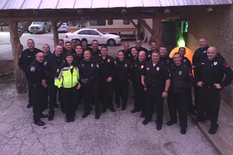 Law enforcement share the spirit of Christmas
