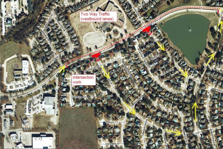 Forest Vista Drive reconstruction continues