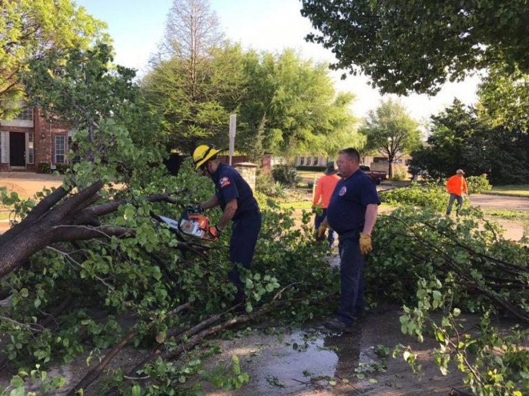 Storms blow through southern Denton County