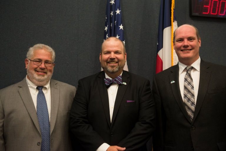 Flower Mound councilmen take office; Crossing guard management contract approved