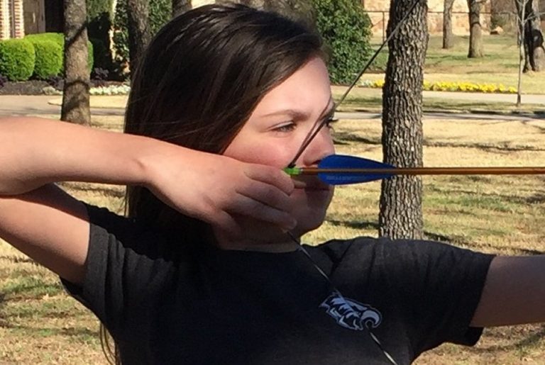 Young archer hits the mark