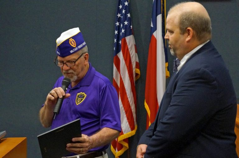 Flower Mound named official Purple Heart Town