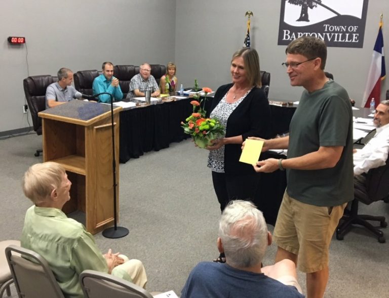 Town, neighbors honor longtime resident