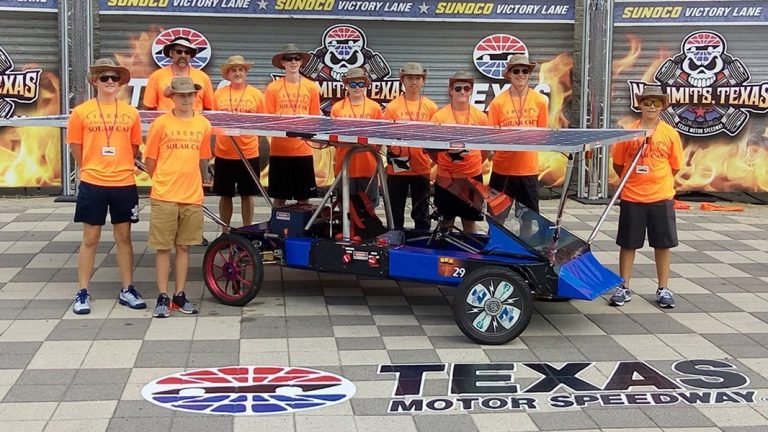 Liberty solar car posts best finish in school history