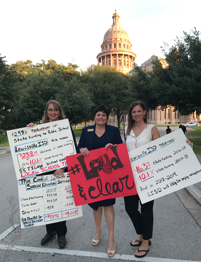 LISD trustees advocate in Austin for state funding for school districts