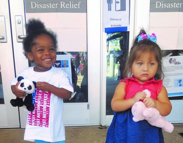 Evacuees find comfort