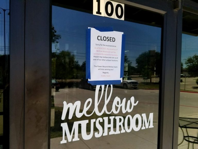 Mellow Mushroom in Flower Mound closes