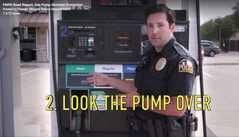 Flower Mound police warn about gas pump skimmers