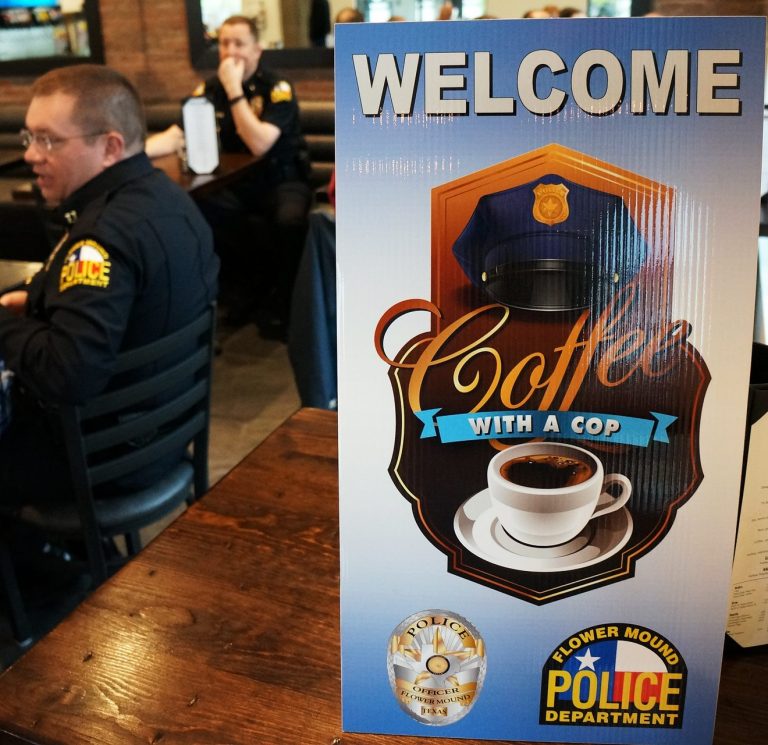 Have ‘Coffee with a Cop’ Friday morning in Flower Mound