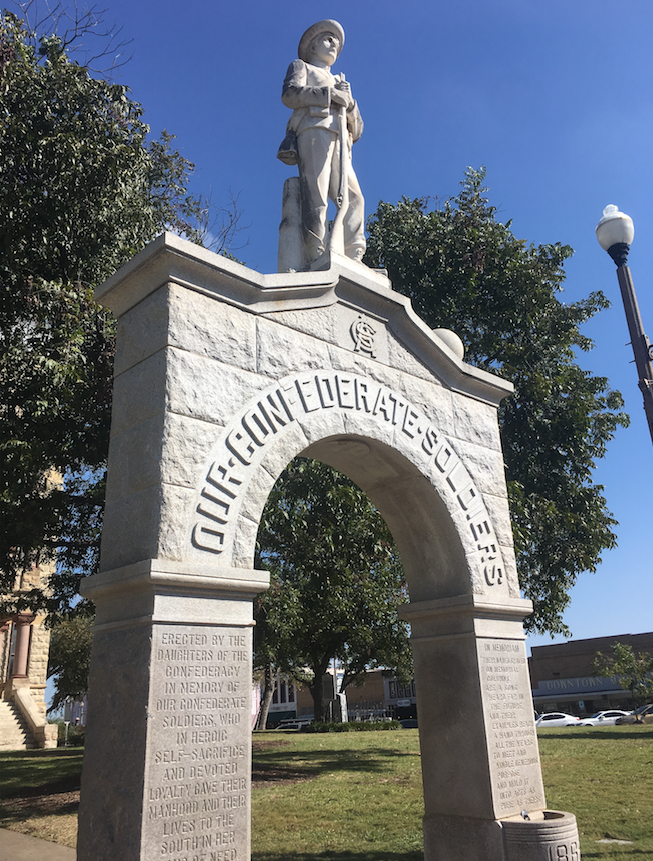 Confederate monument committee to recommend leaving it in Denton Square