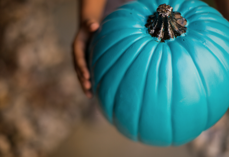 Teal pumpkins signal treats for kids with food allergies