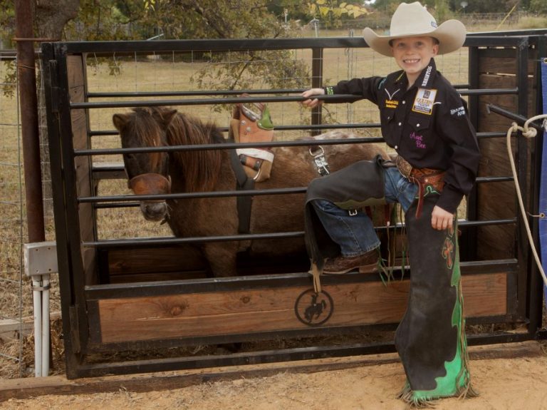 Little cowboy makes big impression