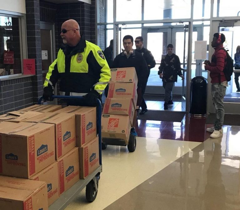 HVPD delivers a ton of food (literally) to local food pantries