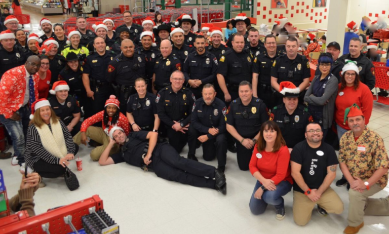 Local officers take homeless, at-risk teens to Shop with a Cop