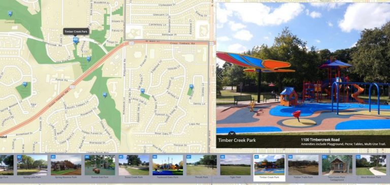 Flower Mound improves park directory with interactive map