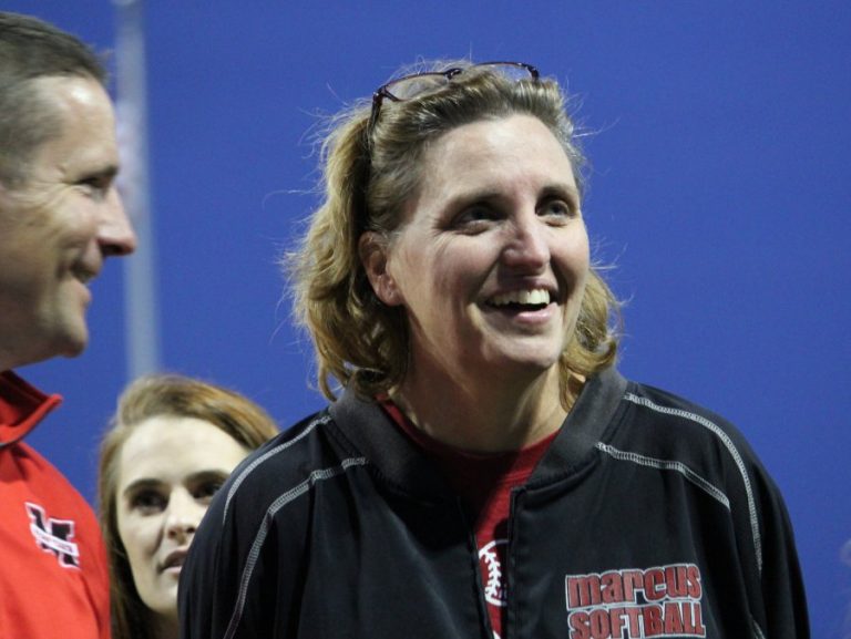 Marcus softball coach and team mark 25th anniversary