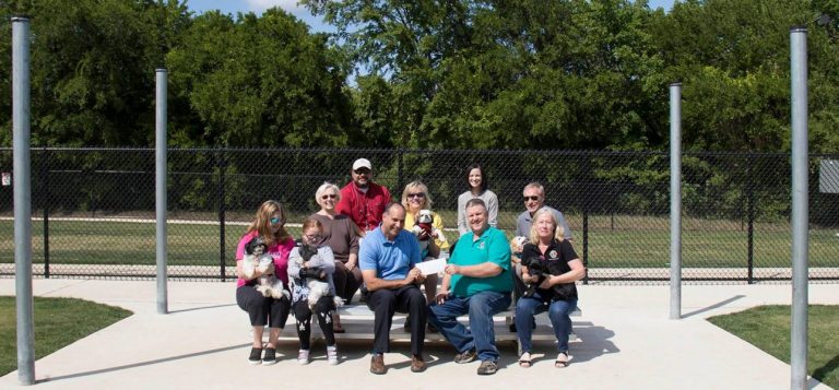 Local organization donates funding for dog park shade covers