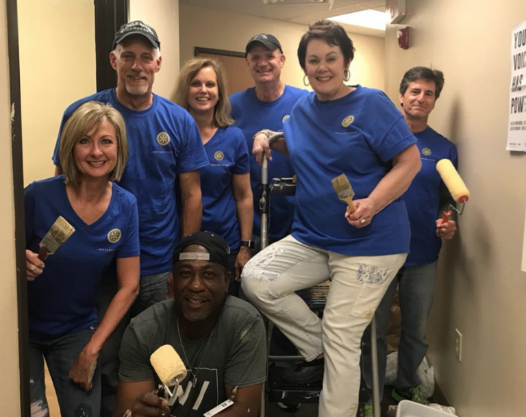 Local rotary club blitzes community with service projects