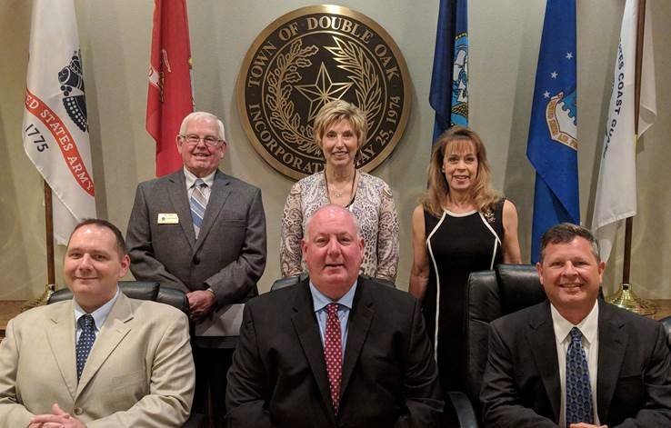 Double Oak council members officially take seats