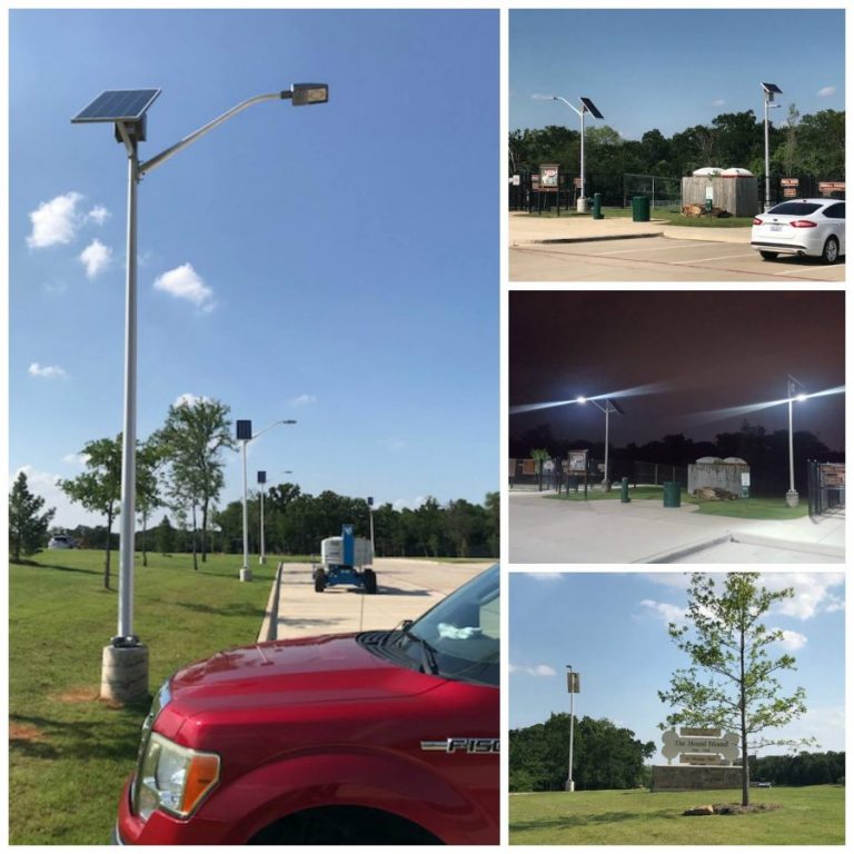 Flower Mound installs LED lights at Hound Mound dog park