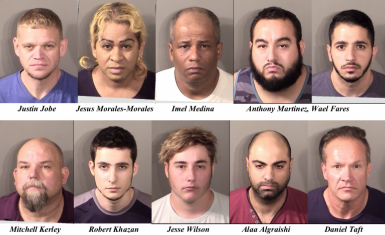 DCSO nabs 10 men in joint online solicitation operation