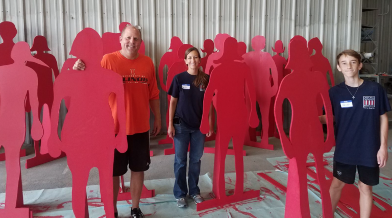 Local nonprofit to display cutouts for domestic violence awareness