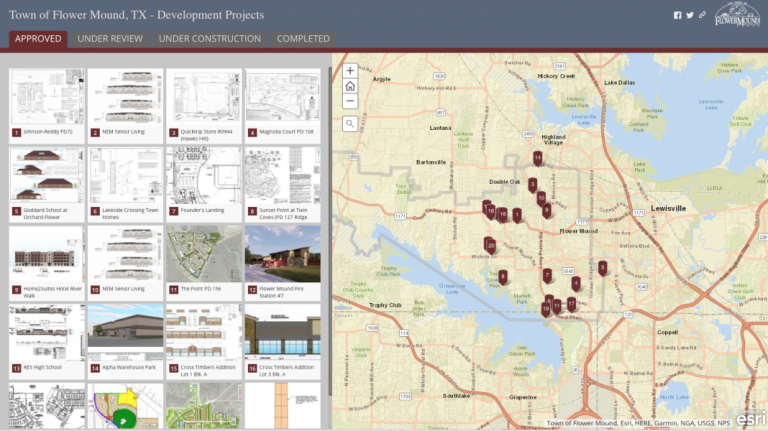 Flower Mound introduces interactive development map