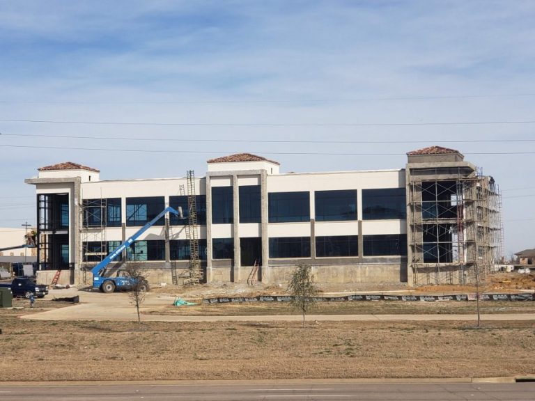 Lakeside office building nearing completion