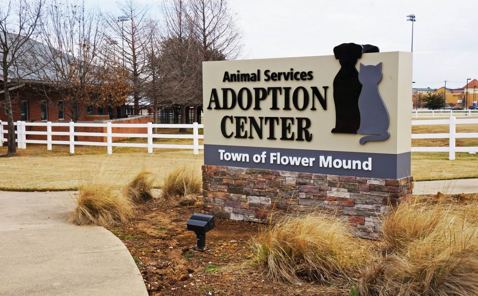 Flower Mound Animal Adoption Center gets new sign for better visibility -  Cross Timbers Gazette | Southern Denton County | Flower Mound | News