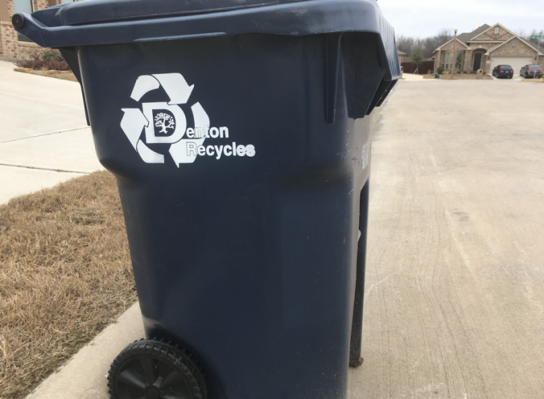 Denton to start tagging recycling carts containing non-recyclable items