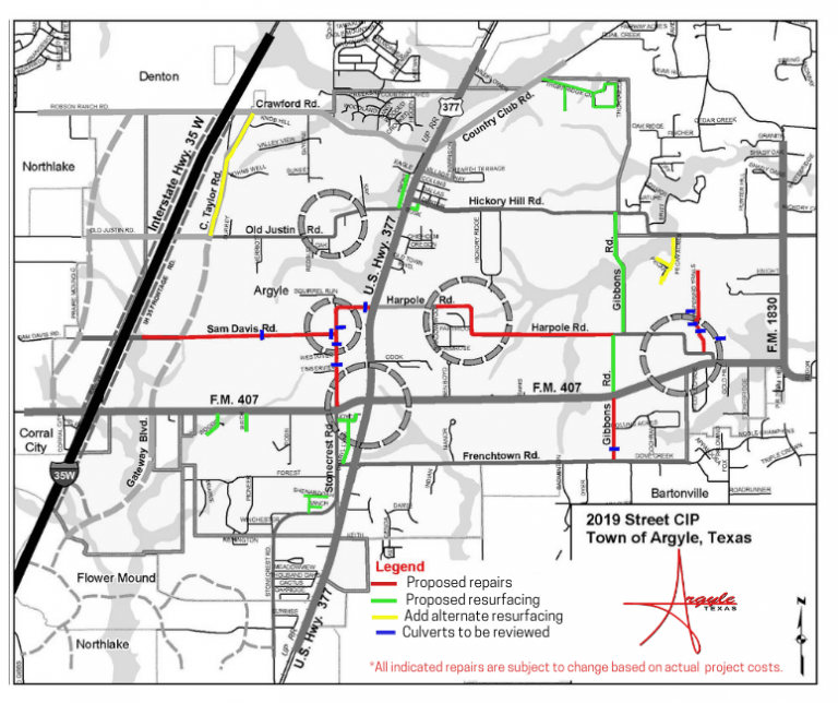 Argyle to host public meeting about roads improvement project