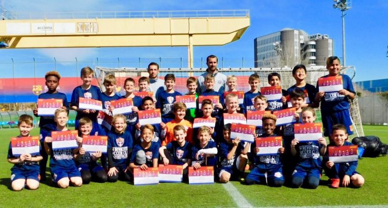 Local soccer club spends spring break playing, touring in Spain