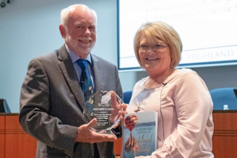 Highland Village bids farewell to outgoing mayor pro tem Busche