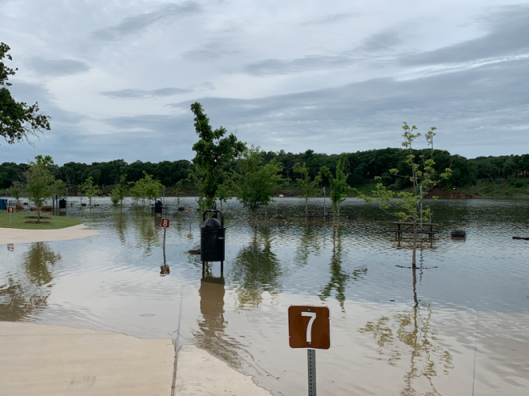 Twin Coves Park closed due to flooding