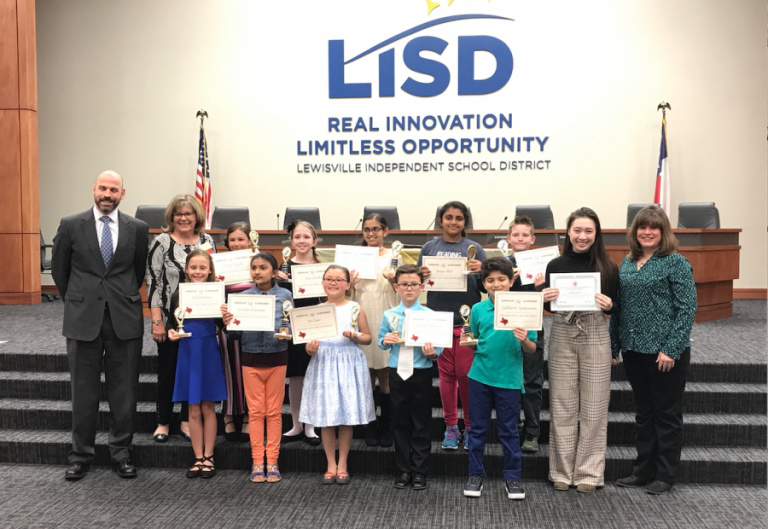 LISD elementary students celebrated for success in Writing Project