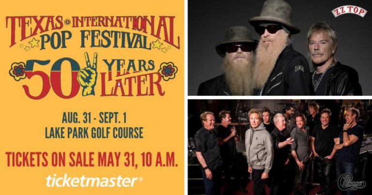 ZZ Top and Chicago to headline Lewisville music festival