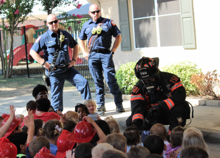 Local preschools raise funds, deliver donations to fire stations