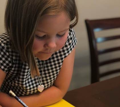 Local girl selling lemonade for a good cause