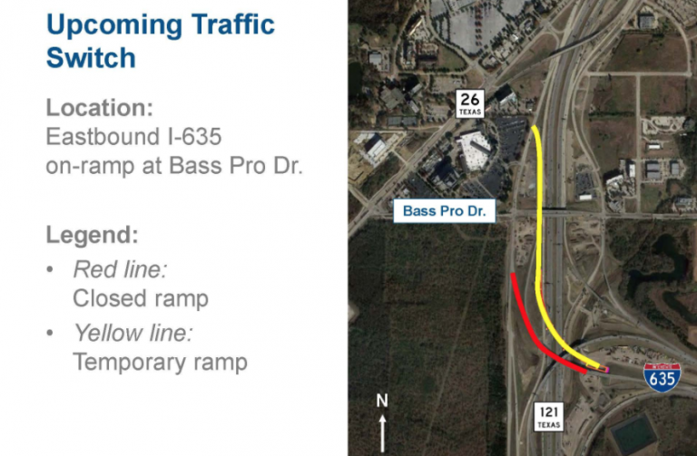 New bridge to open at Hwy 121, I-635