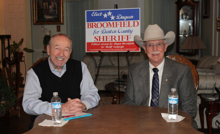 Weir: Dugan Broomfield running for Denton County Sheriff