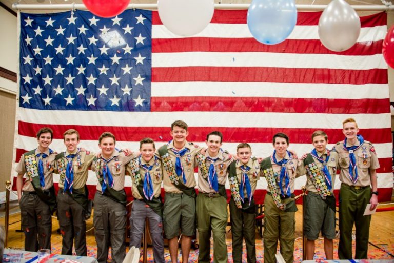 Ten local scouts earn highest award