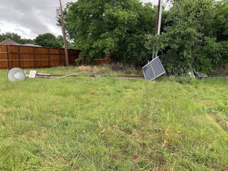 Storm takes down Highland Village siren