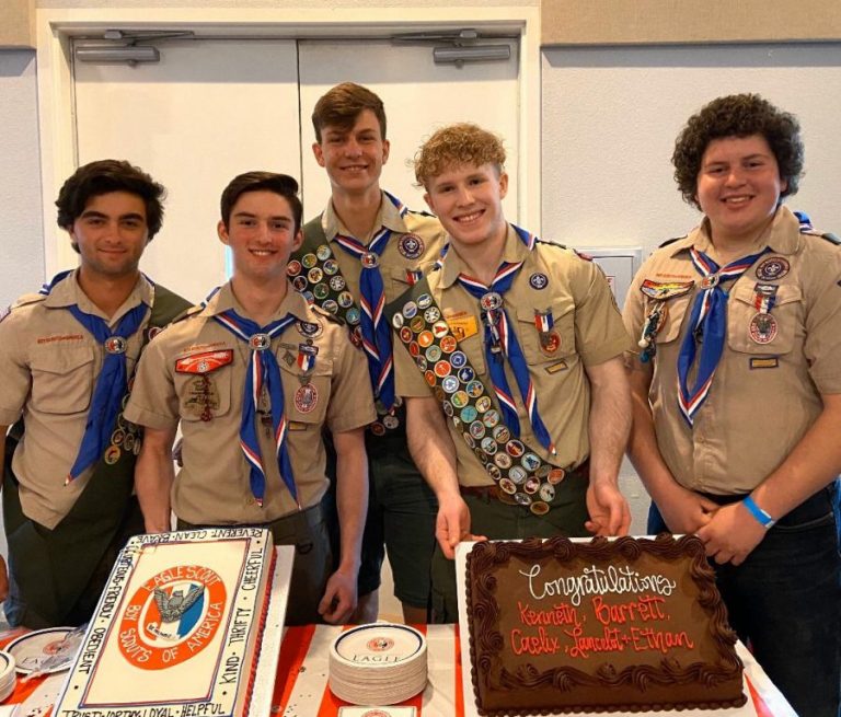 Local Boy Scout Troop 265 celebrates five Eagles